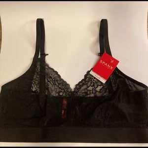 Spanx NWT black bralette Sz. M